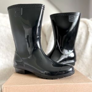 UGG rain boots.